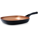 Pyrex Action Bräter aus gepresstem Aluminium, 28 cm, Kupfer