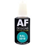 Alex Flittner Designs Lackstift RAL 5018 TUERKISBLAU matt 20ml Reparaturstift Acryl Retuschierlack Reparaturlack Holz Metall Möbel Bad