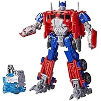 Hasbro Transformers Rise of The Beasts Autobots Unite Optimus Prime Actionfigur mit Kernzubehör für Kinder ab 6 Jahren, Rot, Grau, Blau, Silber, F4914
