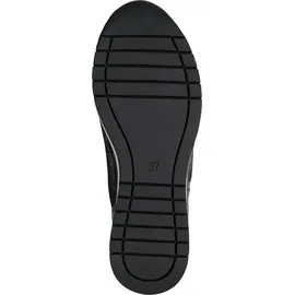 Marco Tozzi Damen Wedge Sneaker mit Reißverschluss Freizeit, Schwarz (Black Comb), 39 EU