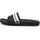 QUIKSILVER Rivi Slide Schwarz/Weiß 45