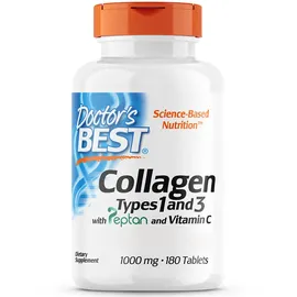 Doctor's Best Kollagen Typ 1 and 3 mit Vitamin C 1000 mg Tabletten 180 St.