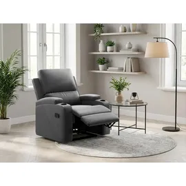 OTTO home Relaxsessel Napori Polyester 87 x 105 x 94 cm Schwarz mit Relaxfunktion