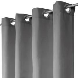 BestLivings Dekoschal Ellen Ösen cm x 145 cm anthrazit