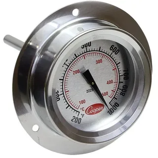 cooper-atkins 2225–20 Edelstahl bi-metals Befestigung Flansch Industriequalität Thermometer, 200 bis 1000 Grad F Temperaturbereich
