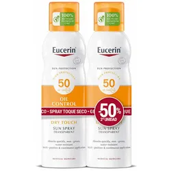 Körper-Sonnenschutzspray Eucerin Sensitive Protect Trocken 200 ml x 2