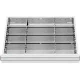 Stier, Werkstattschrank, Schubladeneinteilung Metalleinteilung BLH 150/175 mm Innenmass 600x450 mm 12 Fächer 6 x TW 175 (60 cm, 17.50 cm)