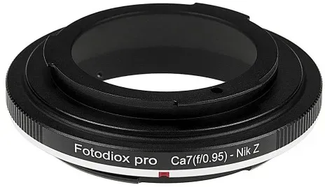 Fotodiox Pro-Objektivbajonettadapter Canon 7/7s auf einem Sony Alpha E-Bajonett