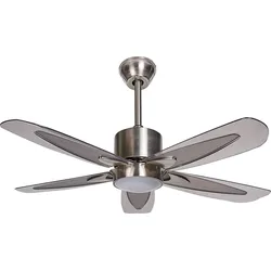 Deckenventilator mit Licht silber COYOTE