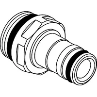 Ideal Standard Anschlußnippel, kpl., Brausegarnitur A860867NU und Auslauf