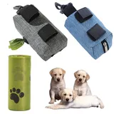 Cutiolly Kotbeutelspender für Hunde,2pc Hundekotbeutelspender,Hundekotbeutel Spender,Hundetüten Spender mit Karabinerhaken,Hundekotbeutel Halter,Tagbare Kotbeutel Spender,Distributore di sacchetti