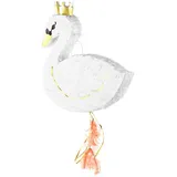 Piñata Schwan in Weiß 43,5x49,5x9cm Partyzubehör