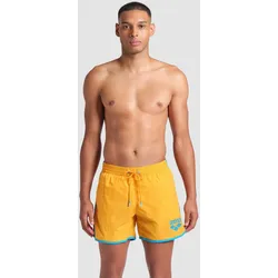 Badeshorts 36,5 cm Herren arena Big Logo Borders - Parrot-turquoise - XXL