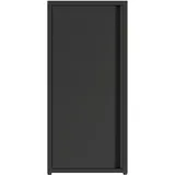 [en.casa] Burlöv Aktenschrank 88 x 40 x 35 cm Schwarz