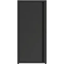 [en.casa] Burlöv Aktenschrank 88 x 40 x 35 cm Schwarz