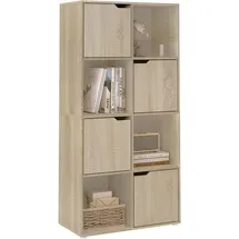 Woltu Bücherregal 60 x 120,5 x 30 cm Schwarz