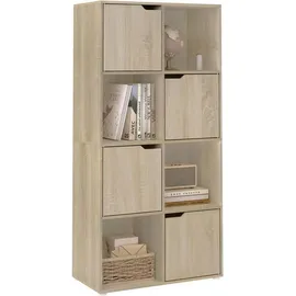 Woltu Bücherregal 60 x 120,5 x 30 cm Schwarz