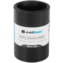 Cellfast Garteneinfassung, gerade, Verschiedene Längen und Farben, 20 cm x 9 m, Schwarz