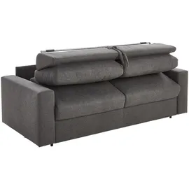Novel Schlafsofa, Graphit, Textil, 2-Sitzer, 218x84x98 cm, Oeko-Tex® Standard 100, Liegefunktion, Rücken echt, Kinder- & Jugendzimmer, Jugendmöbel, Jugendsofas