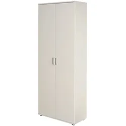 Arta Kleiderschrank 5 Ablagen, weiss.