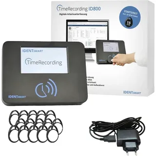 IDENTSMART ID800 Basic Starterkit + 15 Tokens Zeiterfassung Starter-Kit