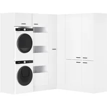 OPTIFIT Waschsäulen-Set Bonn214 213,2x190 x 210 x 57,1 cm Weiß