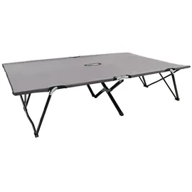 vidaXL Doppelliege Klappbar 47762 200 x 65 x 30 cm Grau