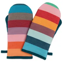 REMEMBER Ofenhandschuh Set Nr. 2, 2tlg. Mischgewebe Bunt