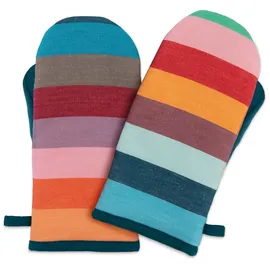 REMEMBER Ofenhandschuh Set Nr. 2, 2tlg. Mischgewebe Bunt