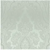 Profhome 387081-GU Barock Tapete Paisley glitzernd Grün Silber minz-Grün 5,33 m2