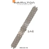 Hamilton Metall Jazzmaster Band-set Edelstahl H695.324.100 - silber