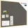 ALLboards Pinnwand 100 x 80 cm Grau