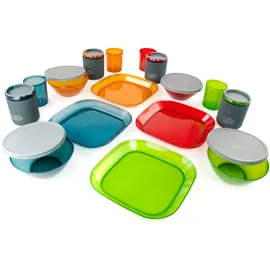 GSI Outdoors GSI Infinity 4 Person Deluxe Essgeschirr Set (Größe One Size