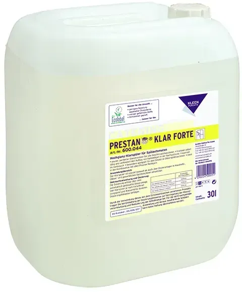 Kleen Purgatis Prestan Klar Forte Klarspüler Klarspüler mit Glanztrockner, verhindert Kalkbeläge