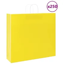 vidaXL Papiertragetaschen Gelb 54 x 15 x 49 cm