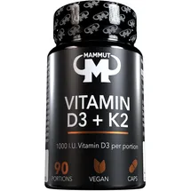 Mammut Nutrition Vitamin D3 + K2 Kapseln 90 St.