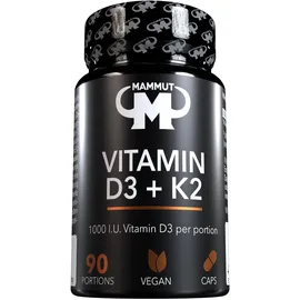 Mammut Nutrition Vitamin D3 + K2 Kapseln 90 St.