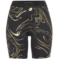 LASCANA ACTIVE Funktionsshorts Damen schwarz, gold Gr.XS (32/34)