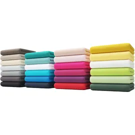 MY HOME Spannbettlaken Microfaser-Jersey 200 x 200 cm blau