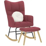 Schaukelsessel Schaukelsessel Mit Hocker 61x78x95 Cm Stoff