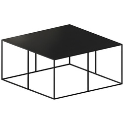 Couchtisch Slim Irony Low Table Zeus schwarz, Designer Maurizio Peregalli, 34x70x70 cm