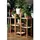 Dobar Blumenregal 7-flächig 97 x 87 x 31 cm Braun