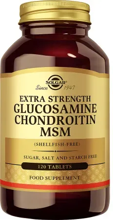 Solgar Extra Strength Glucosamine Chondroitin MSM 120 Tabletten
