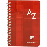 Clairefontaine 10x Adressbuch 9,5x14cm 50 Blatt kariert 90g sortiert