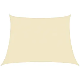 vidaXL Sonnensegel 160 g/m2 Cremeweiß 4/5x3 m HDPE