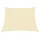 vidaXL Sonnensegel 160 g/m2 Cremeweiß 4/5x3 m HDPE