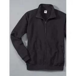 Fruit of the Loom Sweatjacke Fruit of the Loom schwarz L