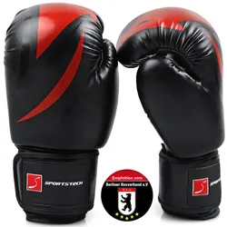 Sportstech Boxhandschuhe BXG für Kinder, 6 & 8 Unzen, atmungsaktiv & größenverstellbar, starke Dämpfung