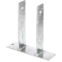 GAH Alberts Alberts U-Pfostenträger 81 mm x 200 mm x 60 / 200 mm x 50 mm Feuerverzinkt