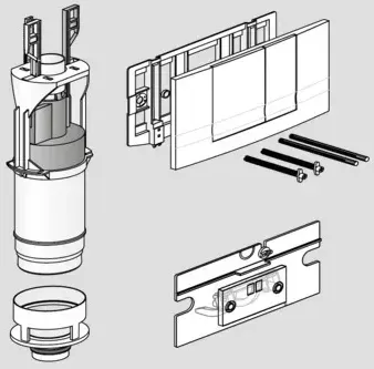 SANIT Modernisierungsset FRIABLOC auf F102 +Pl